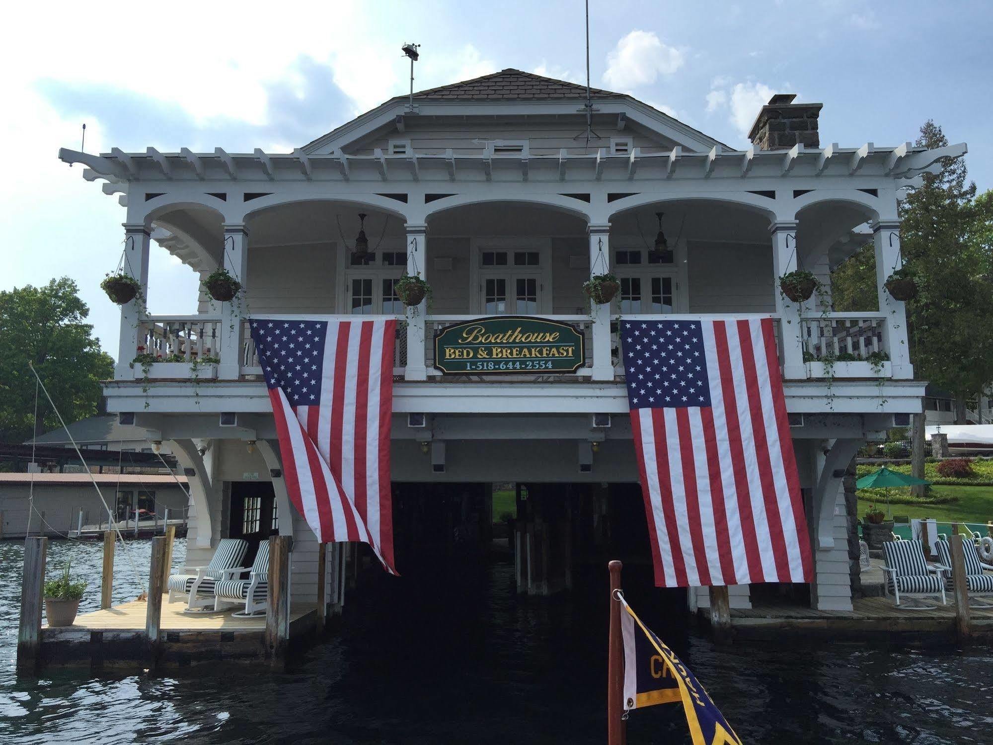 Lake George Boathouse Waterfront Lodging Bolton Landing Buitenkant foto