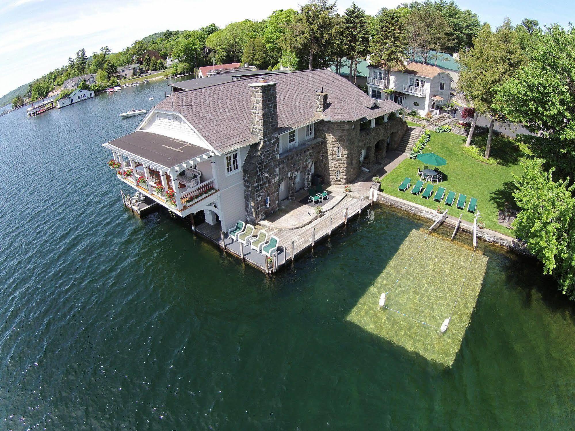 Lake George Boathouse Waterfront Lodging Bolton Landing Buitenkant foto