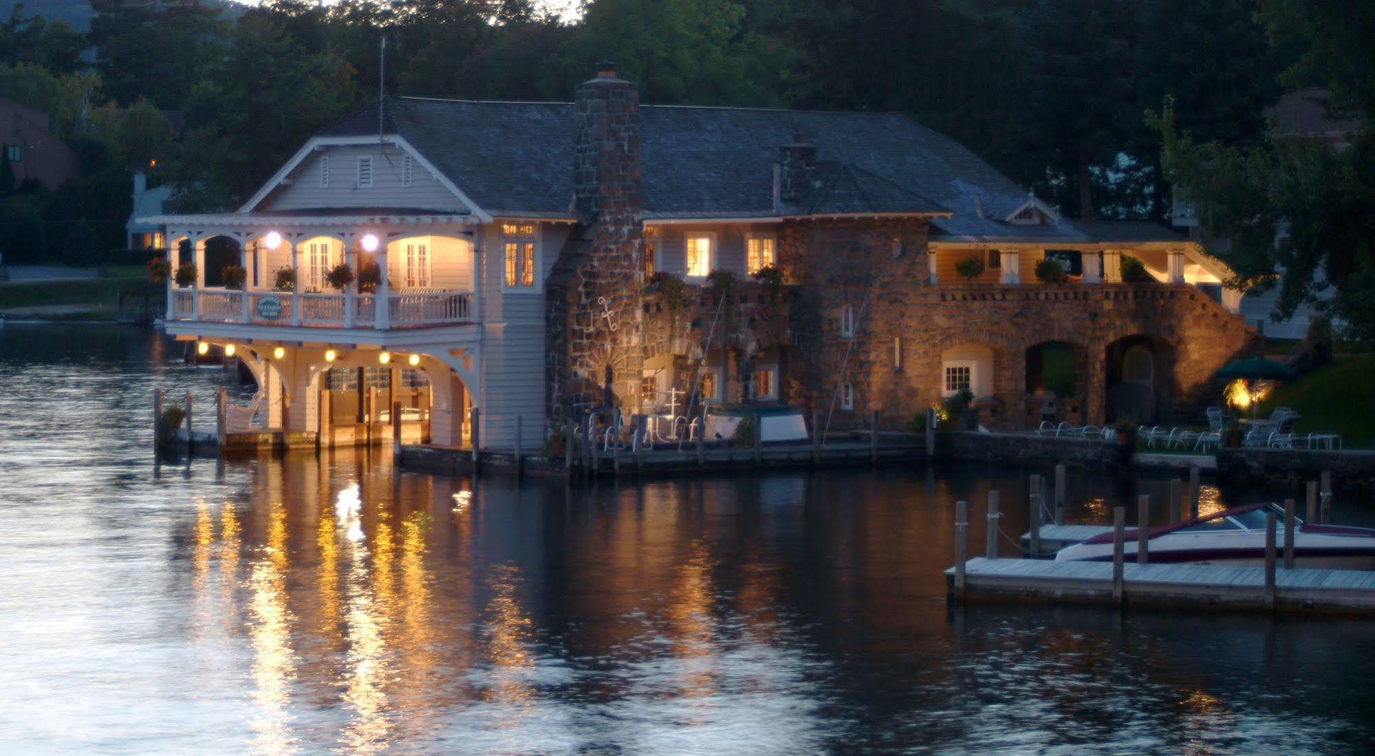 Lake George Boathouse Waterfront Lodging Bolton Landing Buitenkant foto